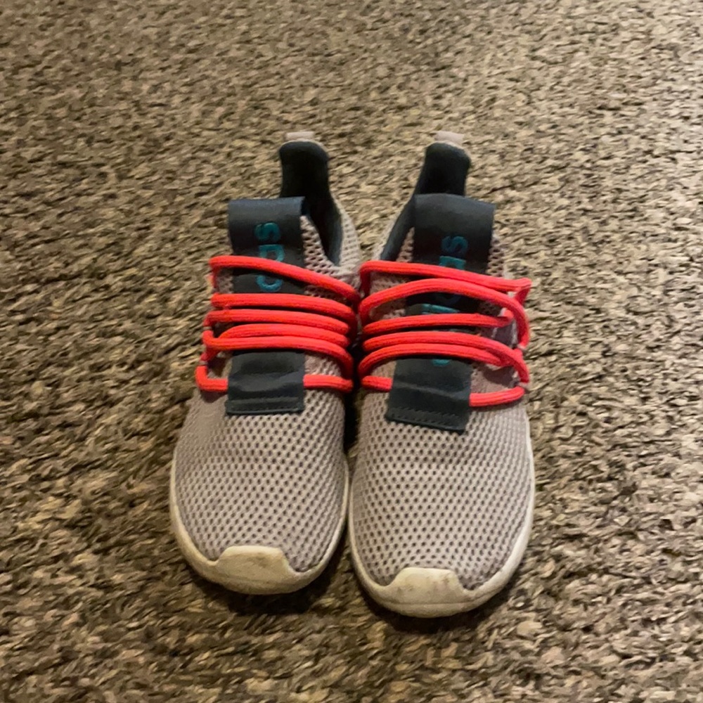 Girl Adidas tennis shoes